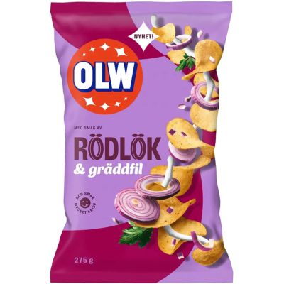 OLW Punasipuli & Kermaviili perunalastu 275g