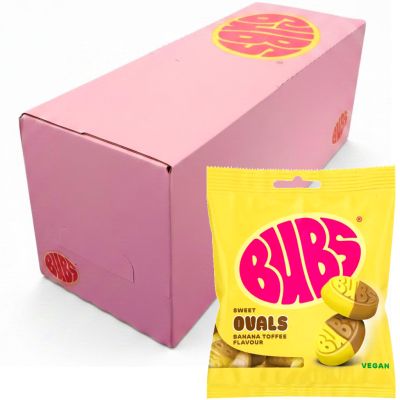 Bubs Banana Toffee Ovals makeinen 155g x 12kpl