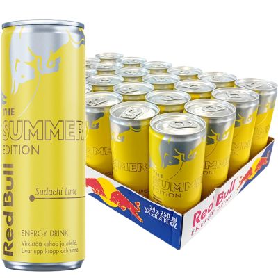 Red Bull Summer Edition Sudachi-Lime energiajuoma 250ml x 24kpl