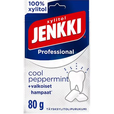 Jenkki Professional Cool Peppermint täysksylitolipurukumi 80g