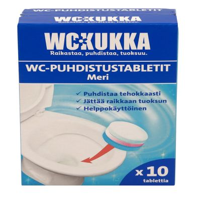 WC Kukka Meri Puhdistustabletti 10tbl