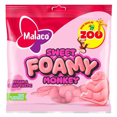 Malaco Zoo Foamy Monkey vaahtomakeinen 115g