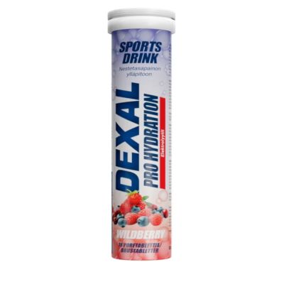 Dexal Pro Hydration Metsämarja poretabletti 18kpl