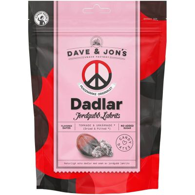 Dave & Jons Peacemärke karkkitaatelit 50g