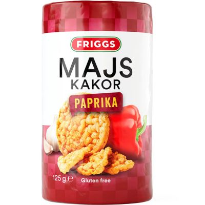 Friggs Gluteeniton Maissikakku Paprika 125g