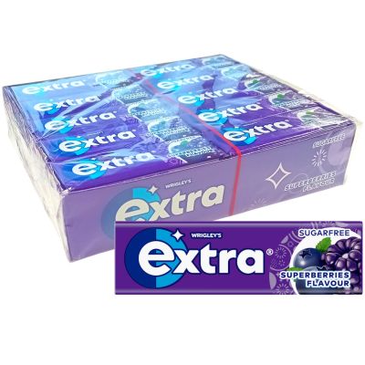 Extra Superberries sokeriton purukumi 14g x 30kpl