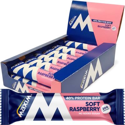 Maxim Protein Bar 40% Soft Raspberry proteiinipatukka 50g x 18kpl
