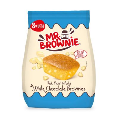 Mr Brownie White Chocolate Brownies 200g