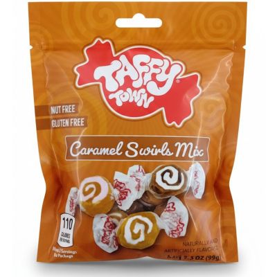 Taffy Town Caramel Swirls venyvät toffeet 99g
