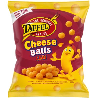 Taffel Cheese Balls chili juustosnacks 190g