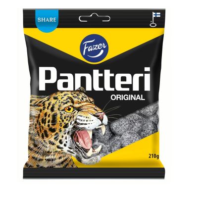 Fazer Pantteri Original salmiakki 220g