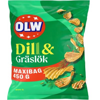 OLW Tilli & Ruohosipuli perunalastut Maxibag 450g