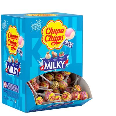 Chupa Chups Milky tikkarit 100 kpl