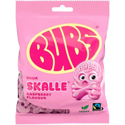 Bubs Cool Vadelma Vaahtokallo 90g