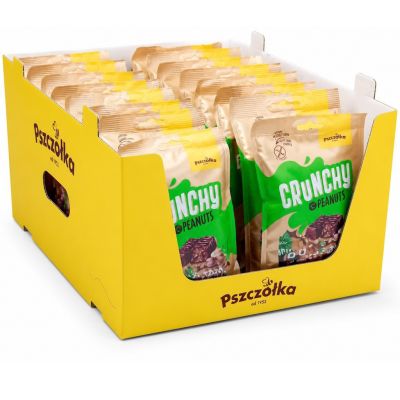 Crunchy Choco Peanuts Suklaacrisp makeiset 174g x 16kpl