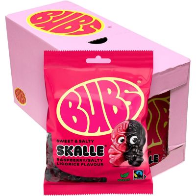 Bubs Vadelmalakritsi kallot 90g x 16kpl