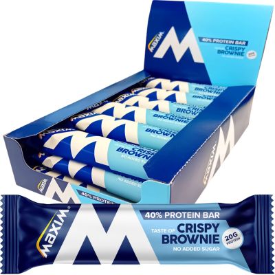 Maxim Protein Bar 40% crispy brownie proteiinipatukka 50g x 18kpl