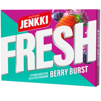 Jenkki Fresh Berry Burst ksylitolipurukumi 32g