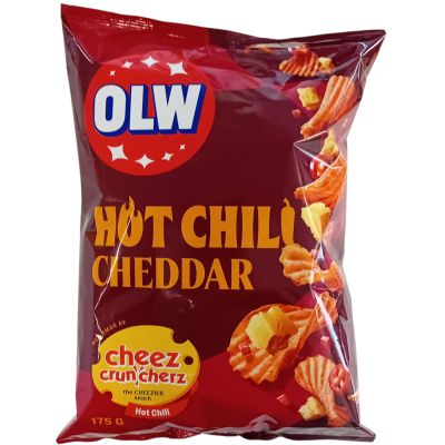 OLW Flaming Hot Cheddar perunalastu 175g