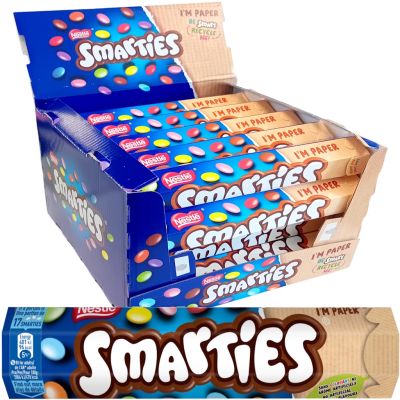 Smarties Giant Tube Jättituubi 130g x 20kpl
