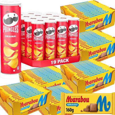 Urjalan Makeistukun Ultimate Viraali Pringles-suklaa Mega Blokki x 19 rohkealle