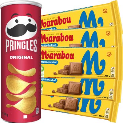 Viraali Pringles-suklaa Blokkisetti