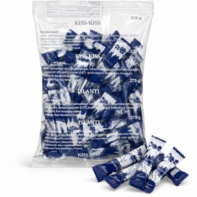 Fazer Islanti Jääkarhu täytekaramelli 375g