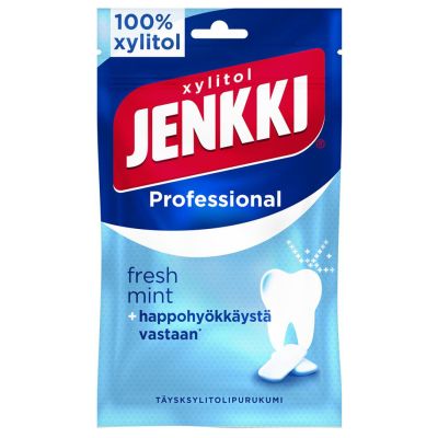 Jenkki Professional Fresh Mint täysksylitolipurukumi 90g