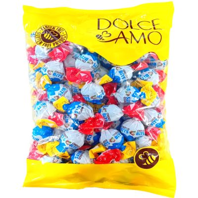 Dolce Amo Choco Bits hasselpähkinä maitosuklaakonvehdit 1kg