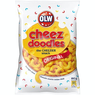 OLW Cheez Doodles Juustosnacks 160g