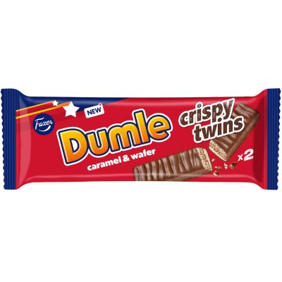Fazer Dumle crispy twins suklaapatukka 40g