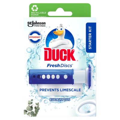 Duck Fresh Discs valkaiseva WC-Raikastin Eucalyptus 36ml