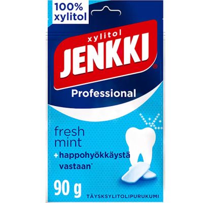 Jenkki Professional Fresh Mint täysksylitolipurukumi 90g