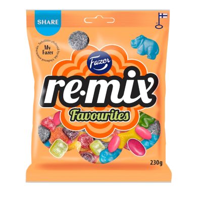 Fazer Remix Favourites karkkipussi 230g