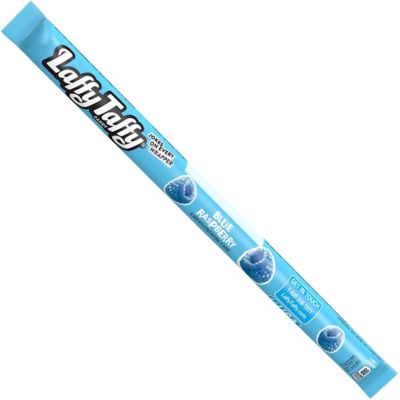 Laffy Taffy Blue Raspberry Rope pehmeä ja venyvä toffeekarkki 23g
