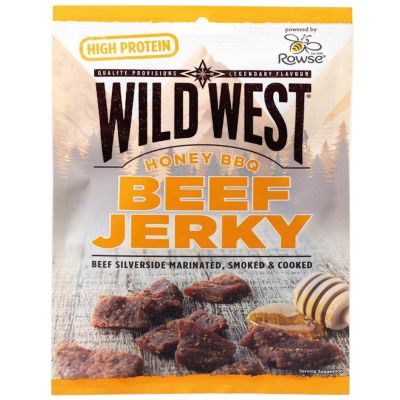 Wild West Beef Jerky Honey BBQ kuivattua naudanlihaa 60g