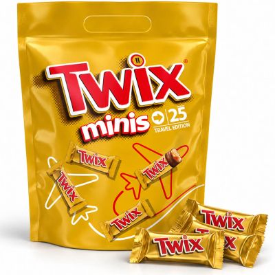 Twix Minis Travel Edition suklaapatukka 25kpl (500g)