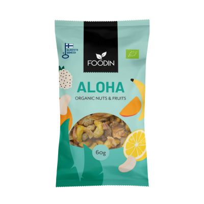 Foodin Luomu Aloha pähkinä & hedelmäsekoitus 60g