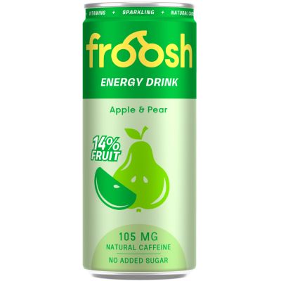 Froosh Omena & Päärynä energiajuoma 330ml