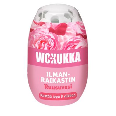 WC Kukka Ilmanraikastin Ruusuvesi 150ml