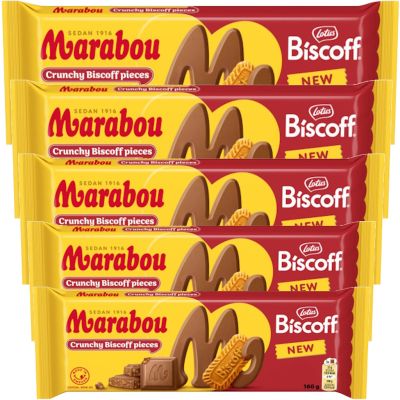Marabou Biscoff suklaalevy 160g x 5kpl