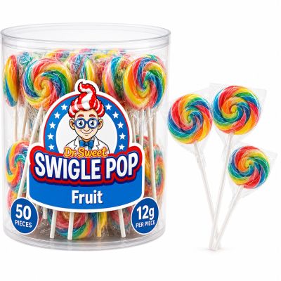 Dr. Sweet Swigle Pop Fruit tikkarit 12g x 50kpl