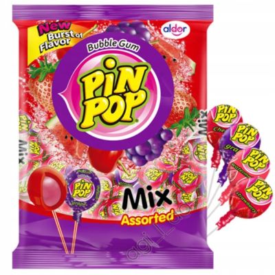 Pin Pop Bubble Gum Mix tikkarit 48kpl