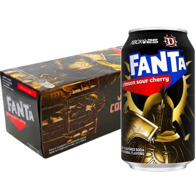 Fanta Crimson Sour Cherry virvoitusjuoma 355ml x 12-pack