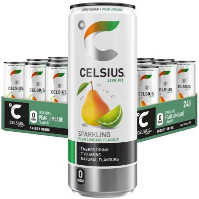Celsius Pear Limeade energiajuoma 355ml x 24kpl