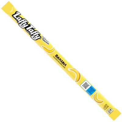 Laffy Taffy Banana Rope pehmeä ja venyvä toffeekarkki 23g