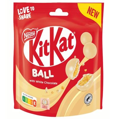 Nestle KitKat Ball Rapeita muropalloja valkosuklaalla 140g