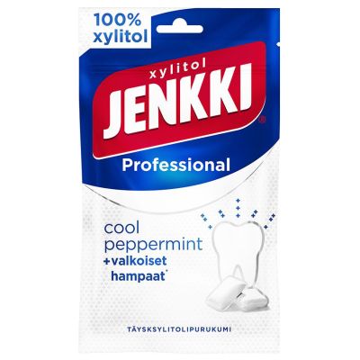 Jenkki Professional Cool Peppermint täysksylitolipurukumi 80g