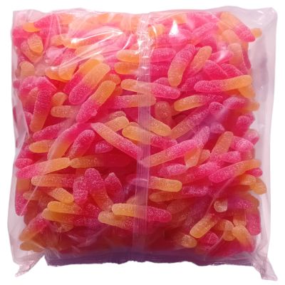 Aroma Sour Jelly Worms kirpeät madot 4kg