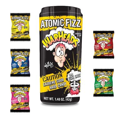 Warheads Atomic Fizz hirveät kirpeät karkit 42g